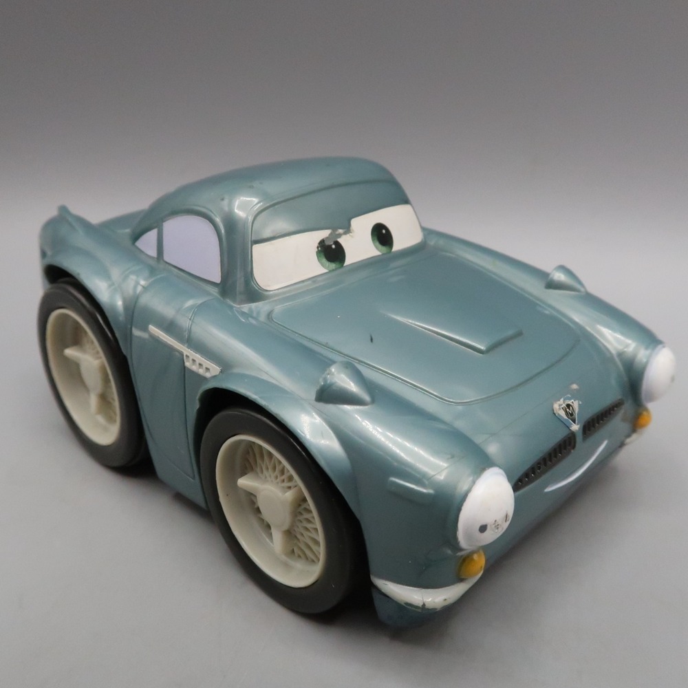Disney Pixar Cars 2 Finn McMissle Fisher Price Shake 'n Go Race Car Moves  VIDEO